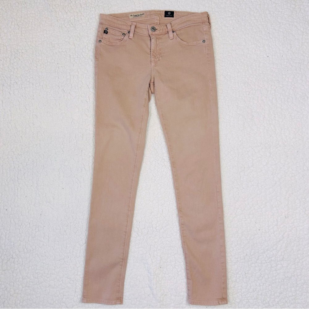 AG Adriano Goldschmied Jeans Women’s Size 26R Pink Nude The Legging Ankle Jeans